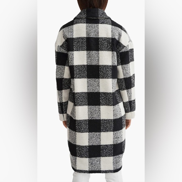 Noize Vegan Wool Kort Coat Size Medium - Picture 6 of 7